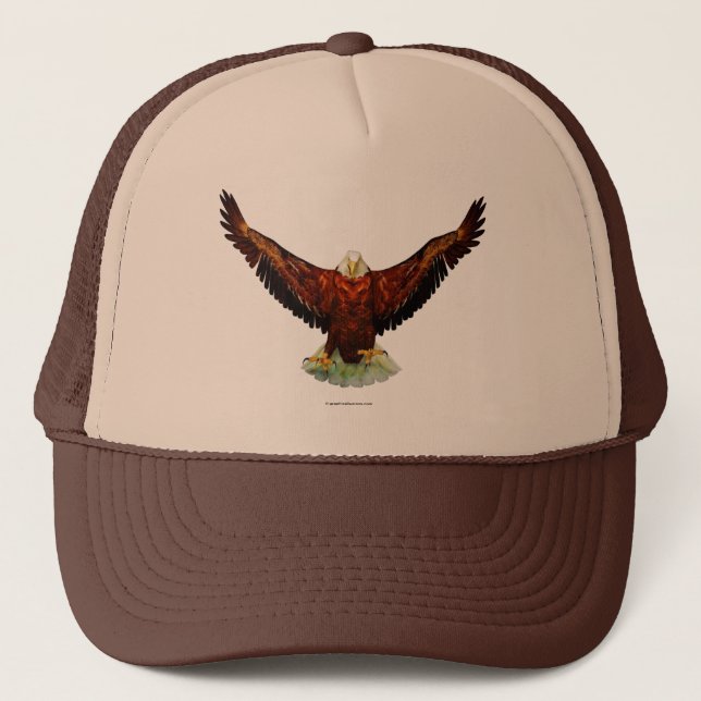Majestic Eagle Hat Truckerkeps (Framsida)