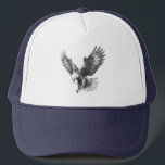 Majestic Eagle in Flight Keps<br><div class="desc">A powerful and detailed illustration of a bald eagle swooping down with wings spread wide. This design captures the strength,  grace,  and freedom symbolized by the eagle. Perfect for nature lovers,  patriots,  and those who admire majestic birds of prey.</div>
