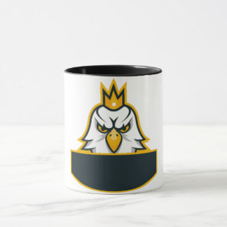 Majestic Eagle Krona Logotyp Coffee Mugg