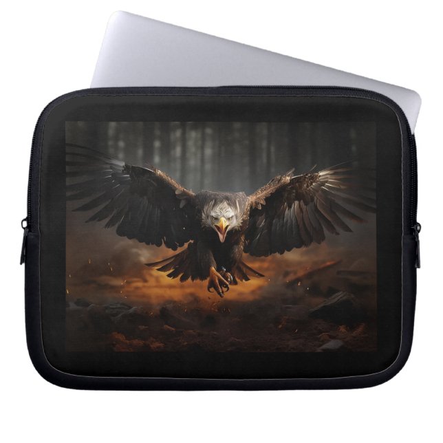 🦅 "Majestic Eagle laptop Bag - Power, Stil & Pro Fodral (Framsidan)