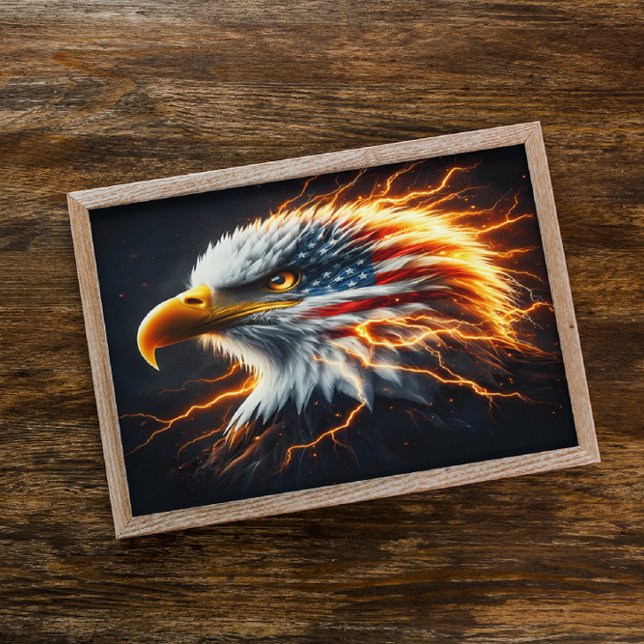 Majestic Eagle, Patriotic Visning Poster (Skapare uppladdad)