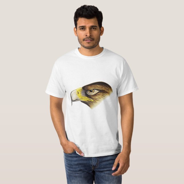 Majestic Eagle Portrait Herr T-Shirt - Artistic (Hel framsida)