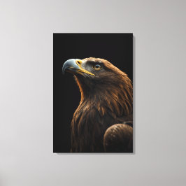 Majestic Eagle Portrait, Strength Royal Confidence Canvastryck