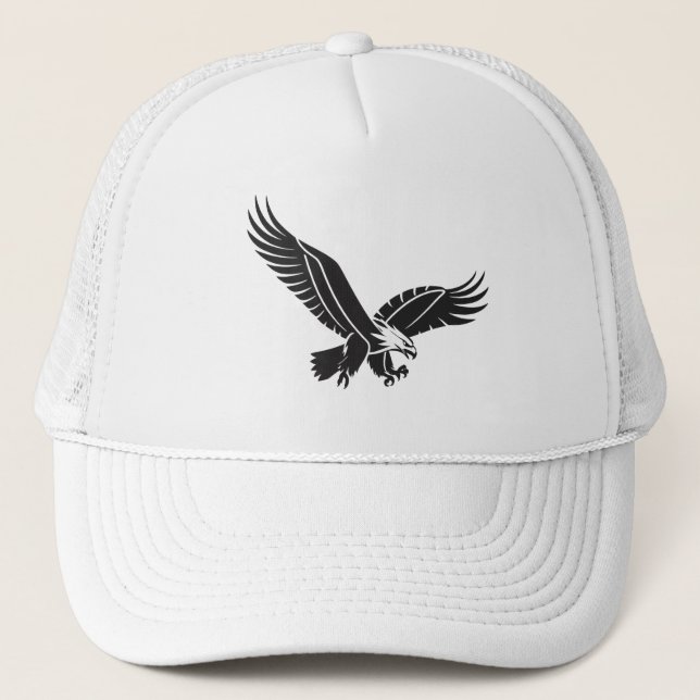 Majestic Eagle Snapback Trucker Keps (Framsida)