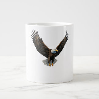 Majestic Eagle Soar T-Shirt Design Jumbo Mugg