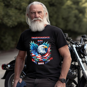 Majestic Eagle Soaring Independence day T Shirt
