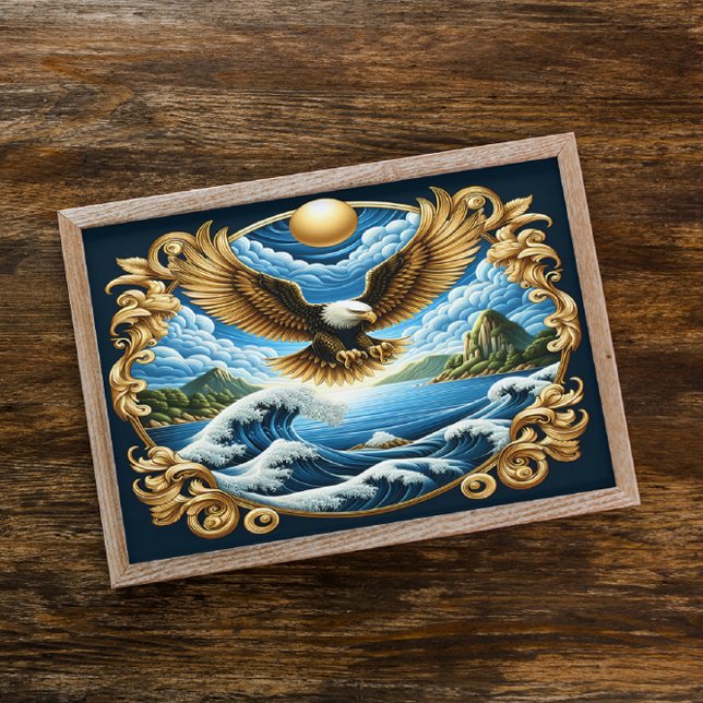 Majestic Eagle Soaring Poster (Skapare uppladdad)