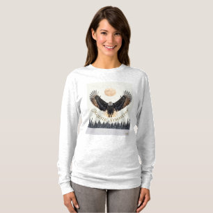 Majestic Eagle Symmetry Långärmad T Shirt