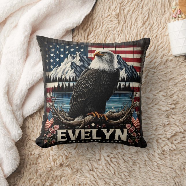 Majestic Eagle utförde före det amerikanska landsk Kudde (Filt)