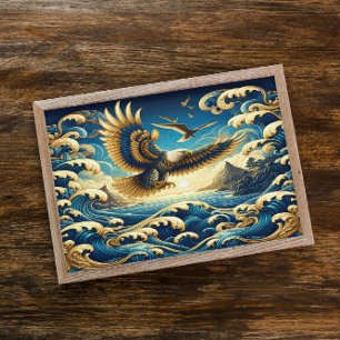 Majestic Eagle visar stolt frihet Poster