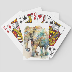 Majestic Elephant Bevacker Artwork Spirit Guide Casinokort