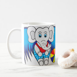 Majestic Elephant: En symbol för styrka och nåd Kaffemugg