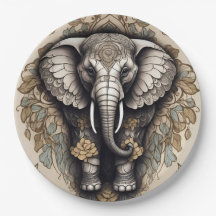 Majestic Elephant Mandala