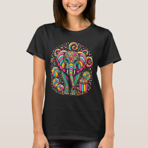 Majestic Elephant med kraftig design T Shirt