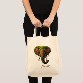 Majestic Elephant - Nature-Inspired Eco Tygkasse