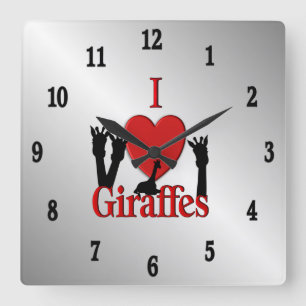 Majestic Emerald Uggla Roman Numerals Fyrkantig Klocka