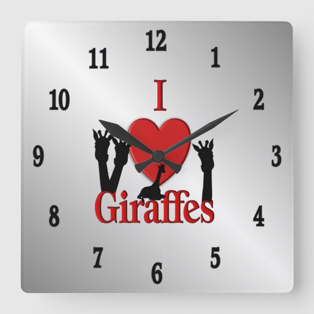 Majestic Emerald Uggla Roman Numerals Fyrkantig Klocka (Framsida)