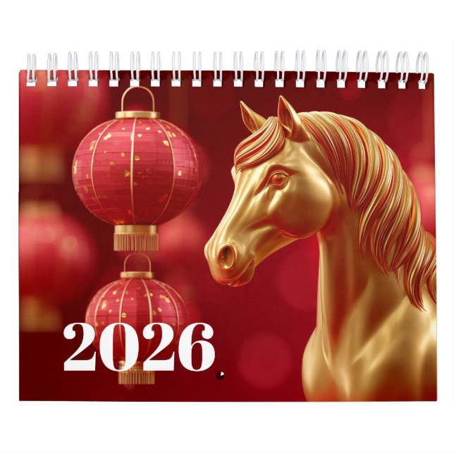 Majestic Equine Year 2026: Seasons of the Horse Kalender (Omslag)