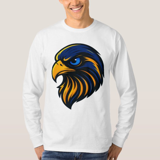 Majestic Falcon Head – Men’s Bold Graphic Tee (Framsida)