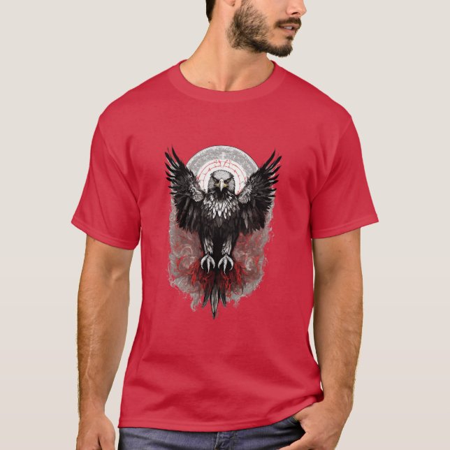 "Majestic Flight: The Soing Eagle Tee" T Shirt (Framsida)