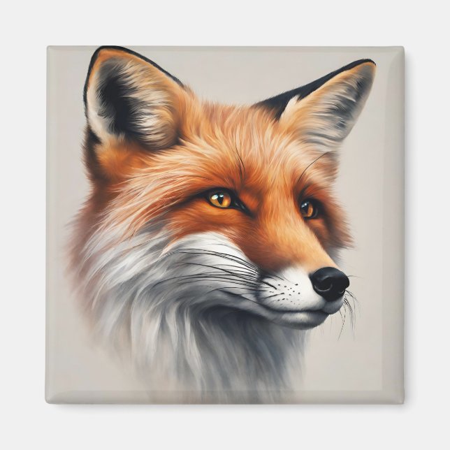 Majestic Fox Magnet (Framsidan)