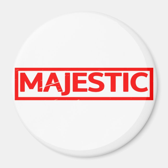 Majestic Frimärke Magnet (Framsidan)