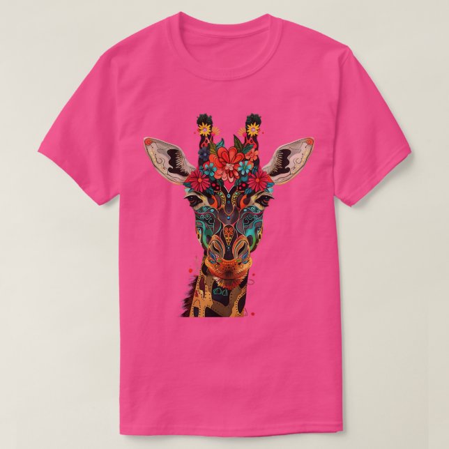 Majestic Giraffe Stance T Shirt (Design framsida)
