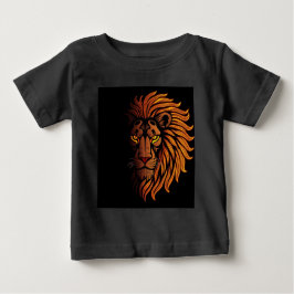 Majestic Golden Lejonare Ansikte Kids Tshart T Shirt