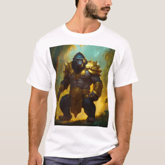 Majestic Gorilla: Kung i Jungle T-Shirt