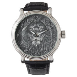 Majestic Grått Lejon Armbandsur
