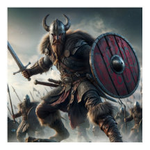 Majestic Grått-Scaled Battle Fierce Viking Attack