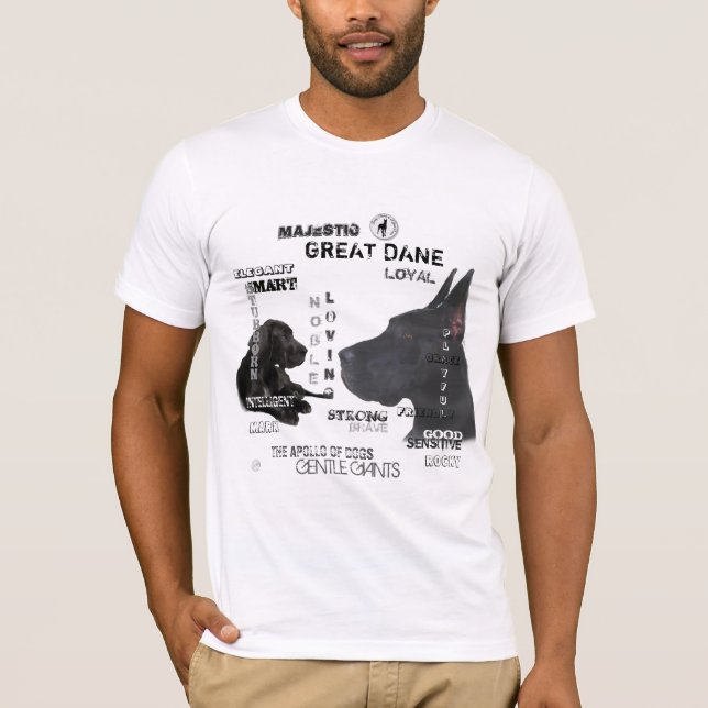 Majestic Great dane T-shirt (Framsida)