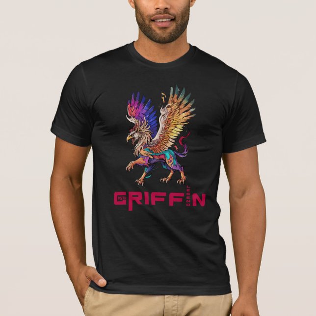 Majestic Griffin - Himlar väktare T Shirt (Framsida)