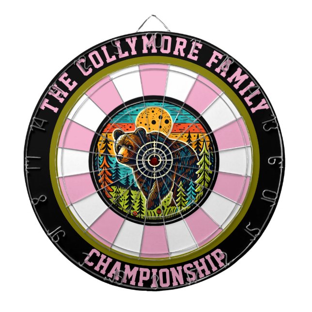 Majestic Grizzly with Target Art Art Darttavla (Framsidan)