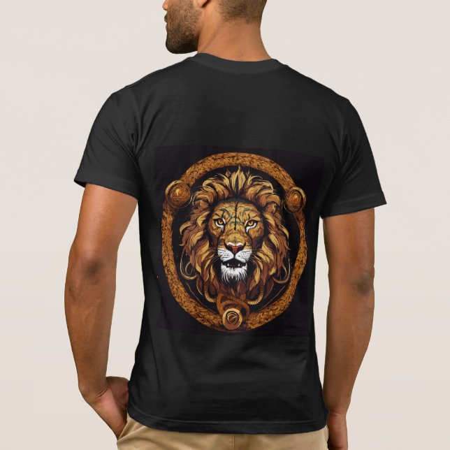 Majestic Guard: Geometric Lejon T-Shirt Collection (Baksida)