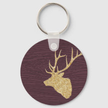 Majestic Hjort Antlers Sillouette Guld