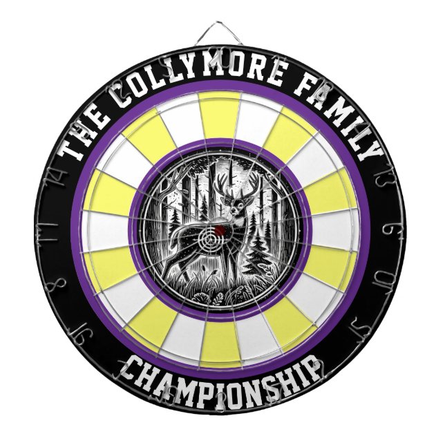 Majestic Hjort Rustic Artwork Darttavla (Framsidan)