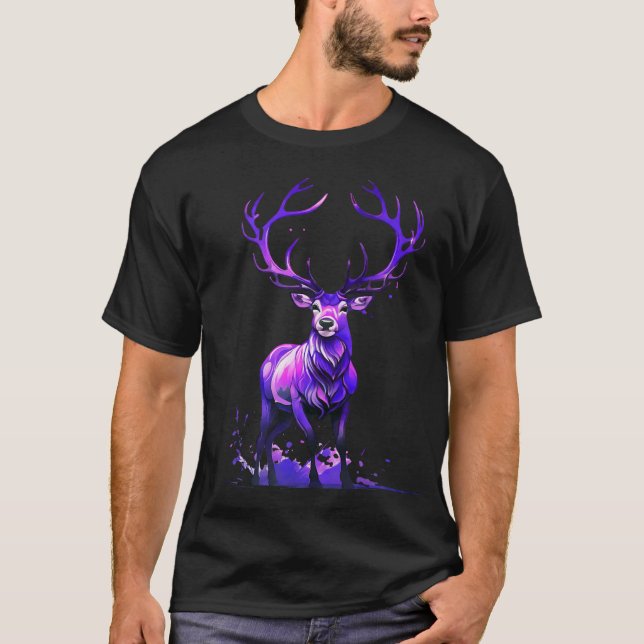 Majestic Hjort T Shirt (Framsida)