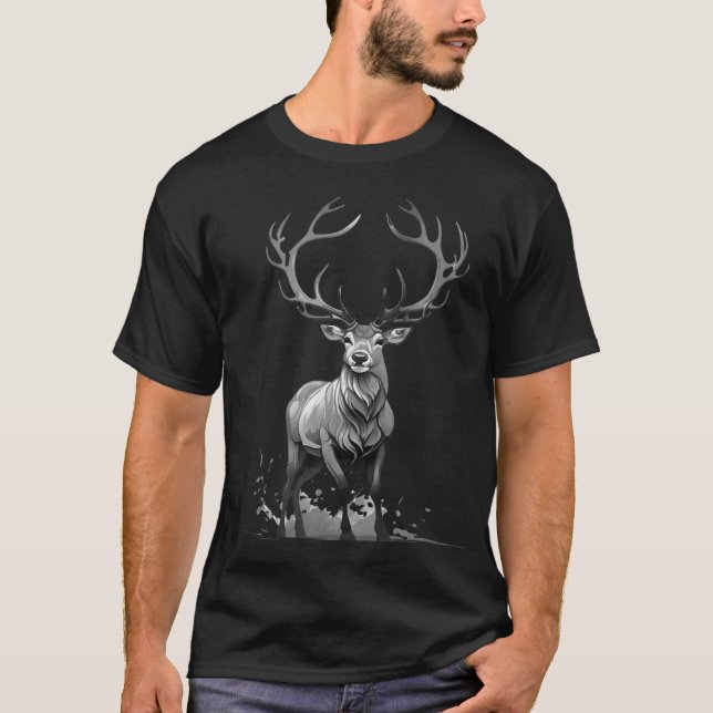 Majestic Hjort T Shirt (Framsida)