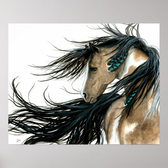 Majestic Horse Art av AmyLyn Bihrle Poster (Framsidan)