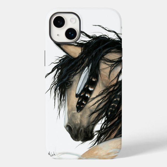 Majestic Horse av Bihrle iphone case (Baksida)