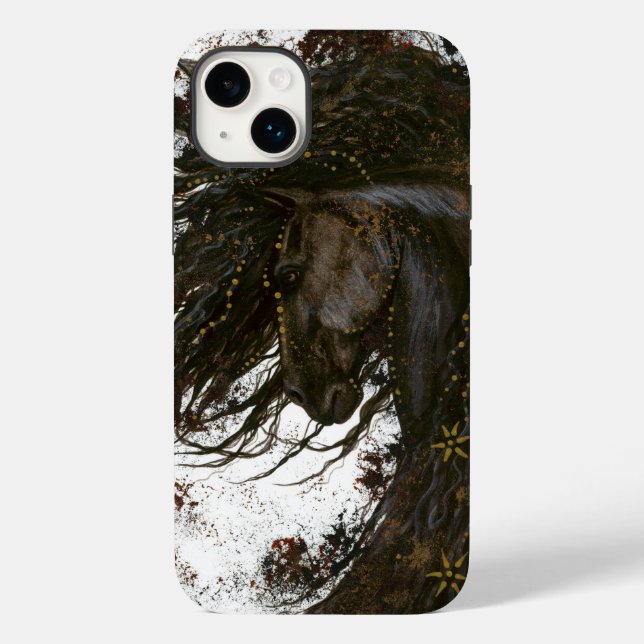 Majestic Horse av Bihrle iphone case (Baksida)