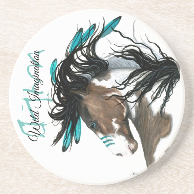 Majestic Horse by Bihrle Vild Imagination Underlägg (Framsidan)