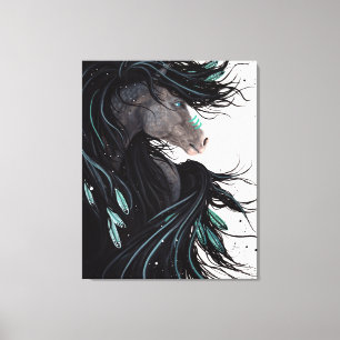 Majestic Horse Canvas Art Print by Bihrle