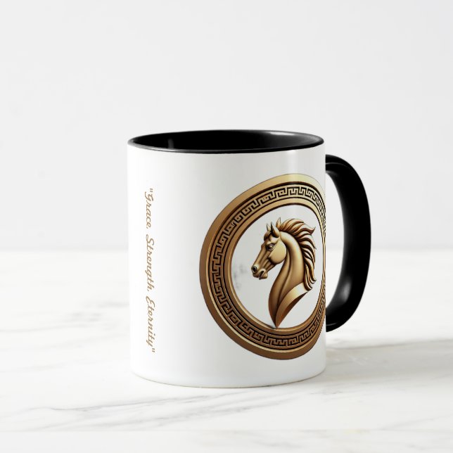 "Majestic Horse Crest" Mugg (Framsida höger)