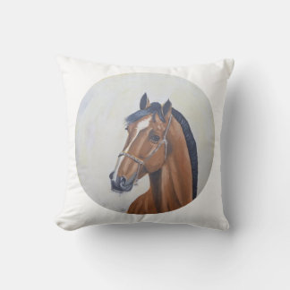 Majestic Horse Portrait T-Shirt Kudde