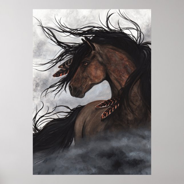 Majestic Horse Poster av Bihrle (Framsidan)