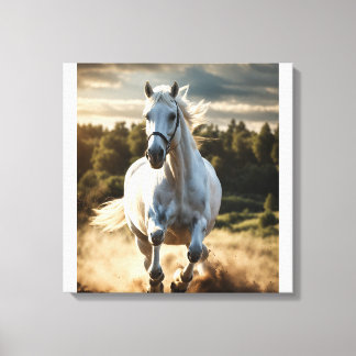 "Majestic Horse Wall Art - Elegant och tidlös smär Canvastryck