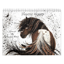 Majestic Horses Art by Bihrle Calendar Kalender