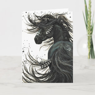 Majestic Horses by BiHrLe Greeting Card Kort